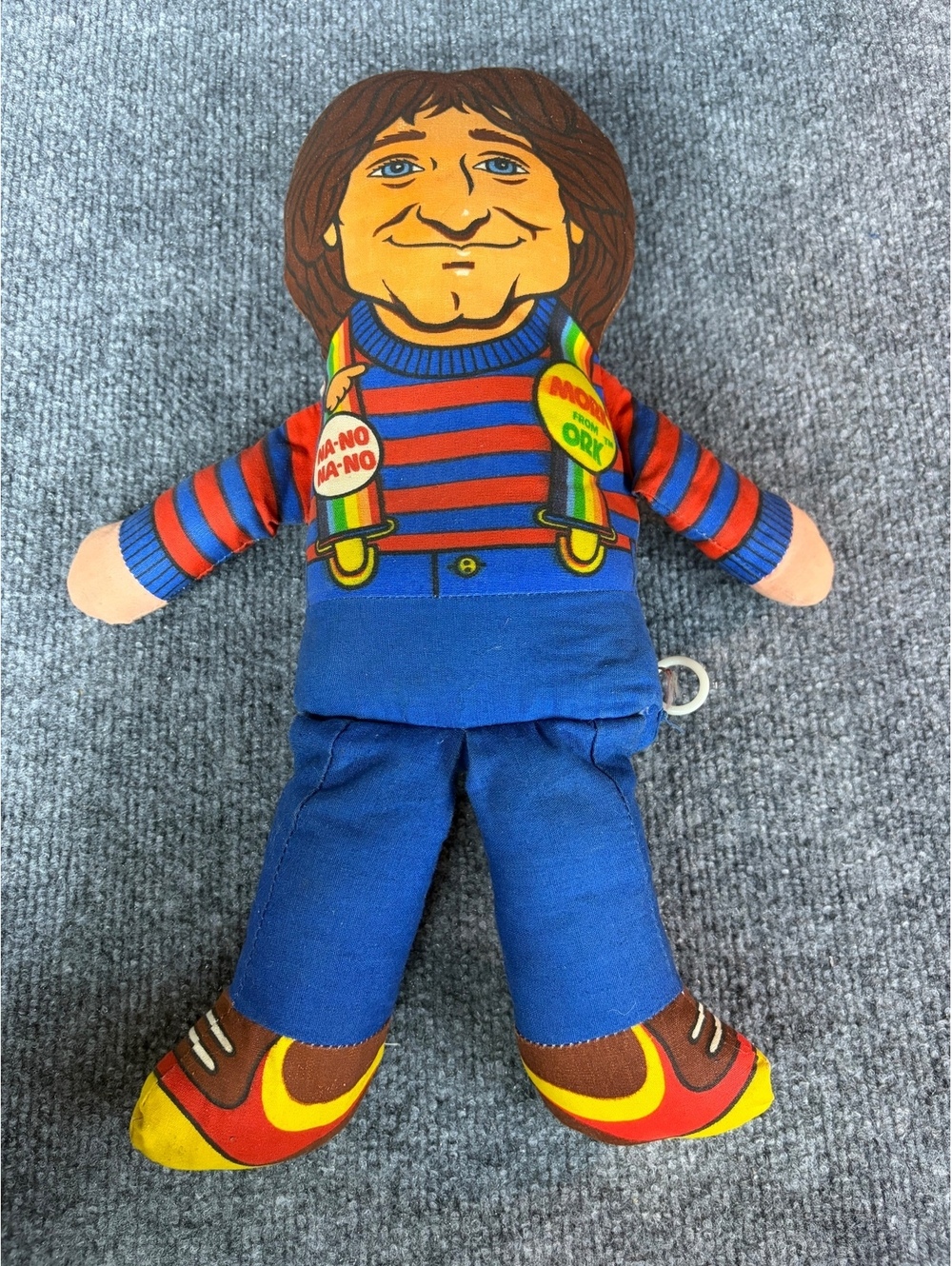 Mork from Ork 16" Plush Doll Vintage - Non Working Pull String 1979